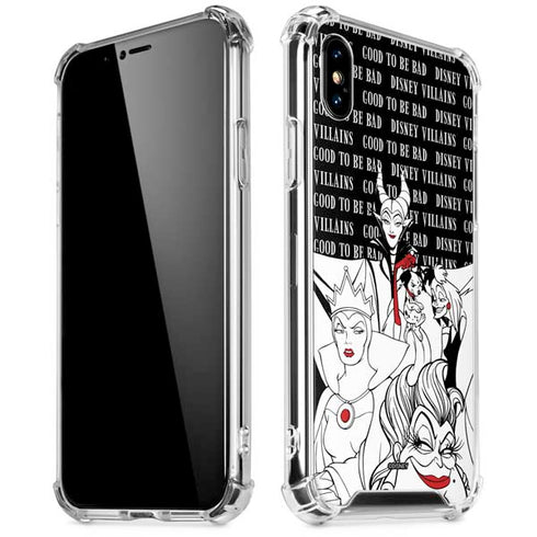 Disney Villains Characters Art iPhone XS Max Clear Case